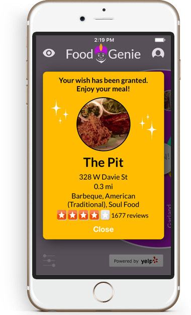 Food Genie Selected The Pit Restaurant