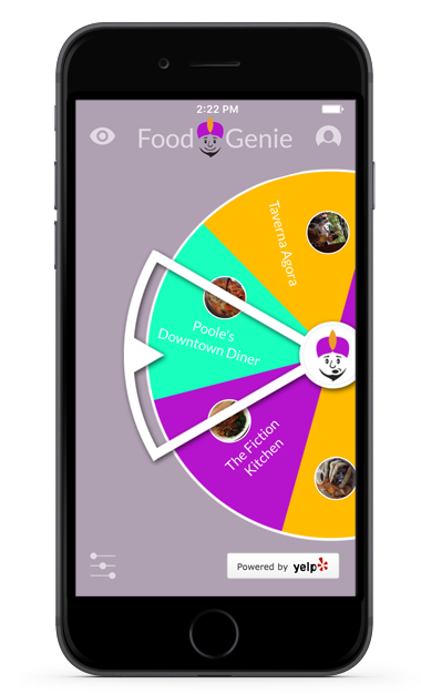 Food Genie Wheel Spinning